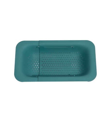 Cos pentru Scurgere Chiuveta de Bucatarie, Flippy, Plastic, Telescopic, 36x20x5 cm, Verde