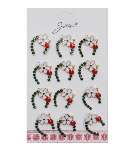Set 12 Brose Martisor Primavara Potcoava cu Floare si Buburuza