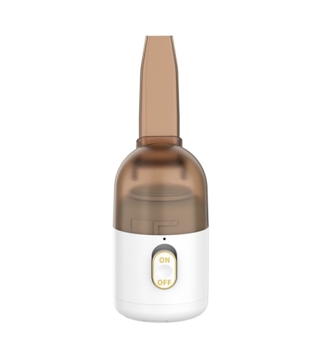 Aspirator Portabil pentru Automobil, Flippy, Aspirator mic fara Fir, pentru Casa si Masina, incarcare USB, 2 in 1, 16.3x6 cm, Alb