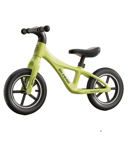 Bicicleta pentru Copii, Flippy, Fara Pedale, Pentru 2-6 Ani, 2 Roti Silentioase, Sa Reglabila 43 - 58 cm, din Plastic si Fibra de Sticla, 88 x 56 x 43 cm, Verde