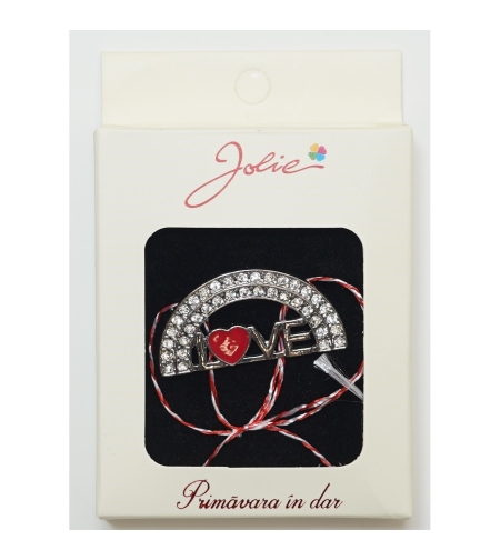 Martisor Brosa Medie, Multicolora, Dimensiune Brosa Aprox 5 cm, Material Metal, Model 7