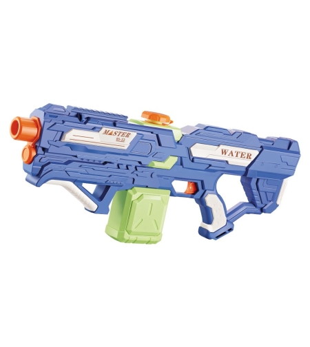 Pistol cu Apa pentru Copii, Rezervor 600ml, Flippy, 14ani+, cu baterie 1500mAh, Electric Burst, Albastru/Verde, 800ML