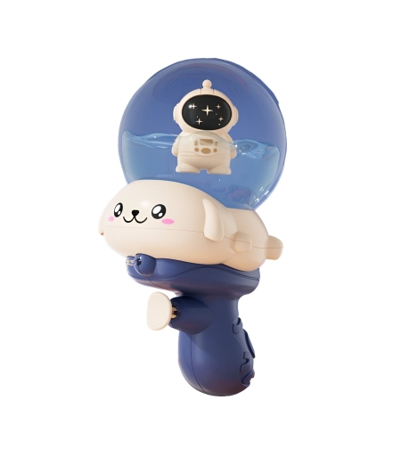 Pistol cu Apa pentru Copii, Flippy, Multifunctional, Capacitate 250 mL, Model Astronaut, 15.6x8x8.9 cm, ABS, Albastru