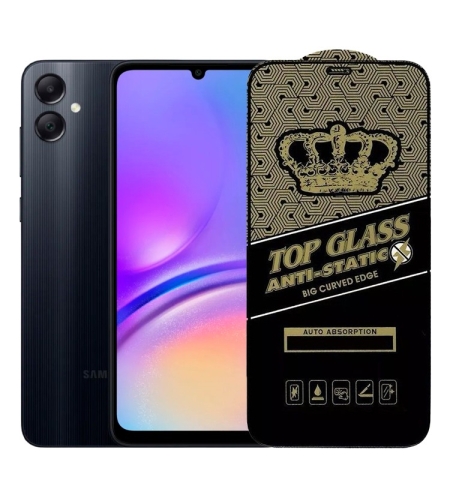 Folie Sticla Securizata pentru Samsung Galaxy A05, Flippy, Sticla ESD Antistatic, Sticla de Protectie pentru Samsung Galaxy A05, Margini negre, Transparent