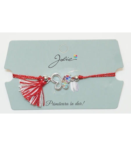 Martisor Bratara Ciucure cu Pandantiv, Model 15