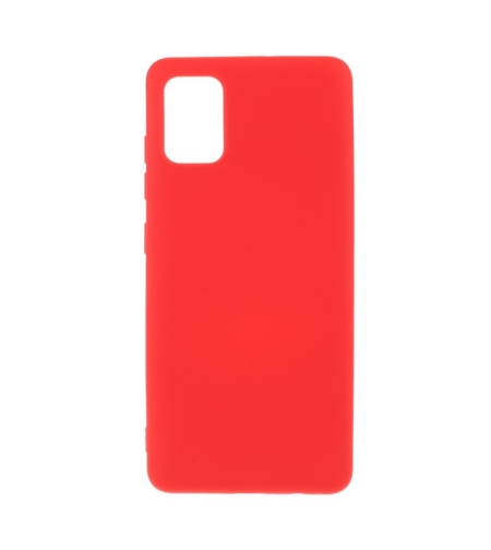 Husa protectie compatibila cu Samsung A51 Liquid Silicone Case Rosu