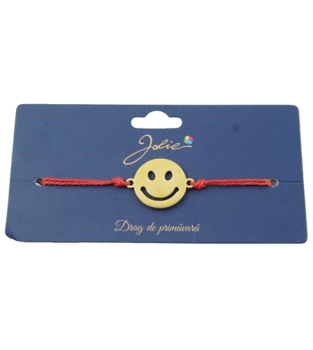 Bratara Aurie Inox Smiley Face