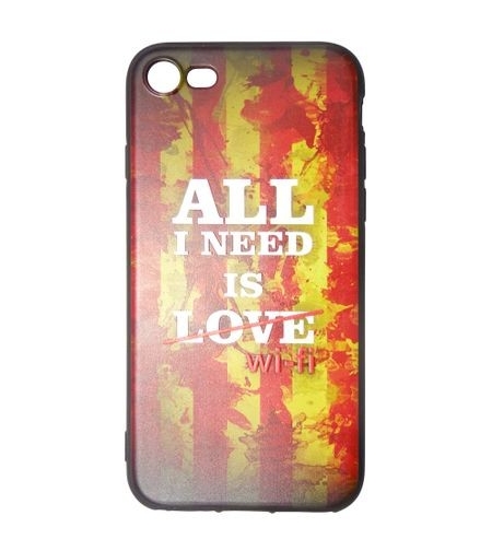 Husa Apple iPhone 7 Multicolor Mesaj Love