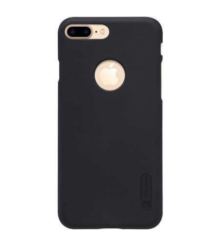 Husa Apple iPhone 7 Plus Nillkin Frosted Shield Negru + Folie de protectie
