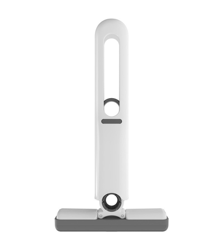 Mop de Mana Flippy, Mini-Portabil, cu Sistem de Stoarcere, Dispozitiv de Curatat Manual, cu Burete Absorbant, din PVA, 29.5 x 15.5 cm, 3 Rezerve, Alb