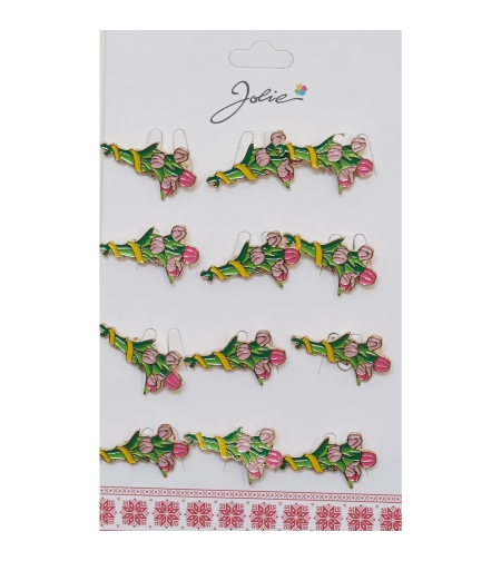Set 12 Brose Martisor Buchet de Lalele