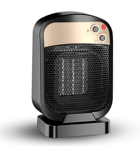 Radiator electric vertical mic Flippy, incalzitor cu 3 trepte de putere , 1800w, negru
