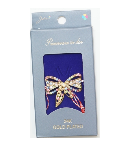 Martisor Brosa Placata cu Aur 24K, Dimensiune Brosa Aprox 2- 3 cm, Model 17