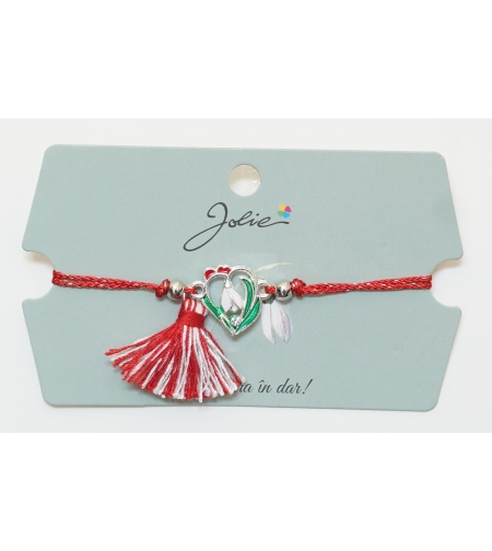 Martisor Bratara Ciucure cu Pandantiv, Model 23