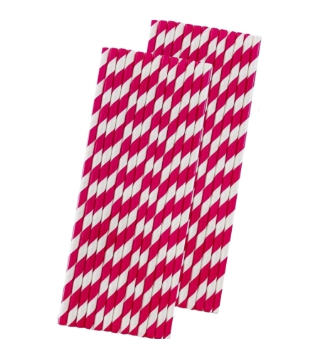 Set 16 Paie, Flippy, pentru Masa de Craciun, din Hartie, 19.7 cm,Alb-Rosu
