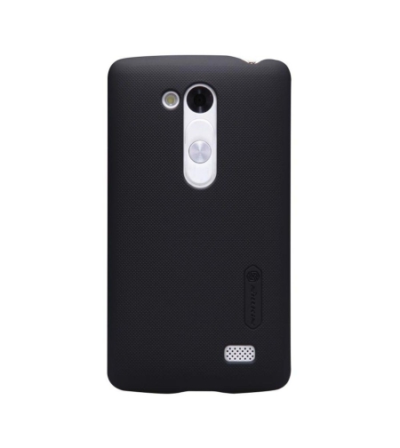 Husa LG L Fino D295 Nillkin Frosted Shield Negru + Folie de protectie