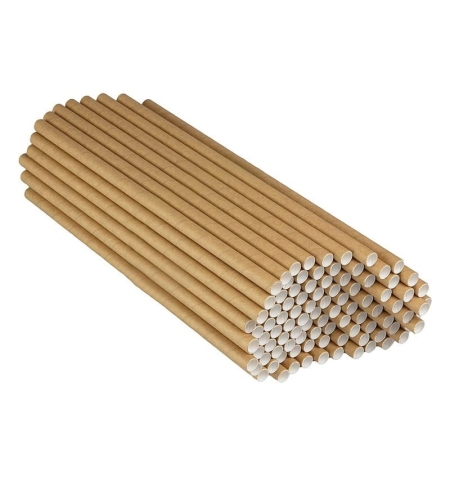 Set 100 Paie, Flippy, din Hartie, 20 cm, Model Uni, Kraft
