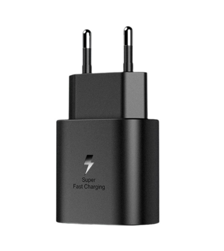 Incarcator Super Fast Charge, Flippy, Incarcator Retea Universal, Compatibil cu Port USB-C, Power Delivery 25W, Negru