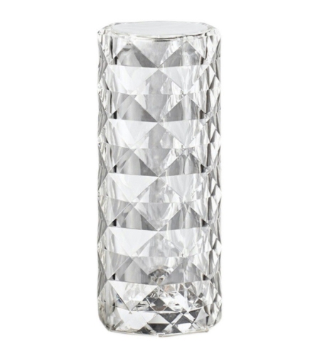 Lampa de birou pe LED RGB, Flippy, dimmer tactil, 3 nivele de intensitate, Cristal Acrilic, cu telecomanda