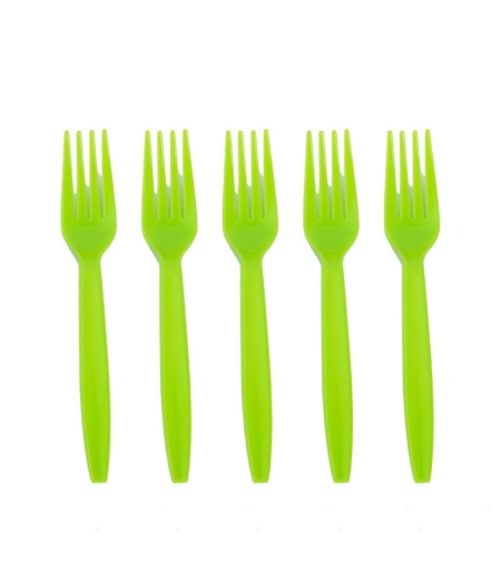Set 10 Furculite de Unica Folosinta, Flippy, Colectia Dino Park, 15.5 x 2.5 cm, din Plastic PE, Multicolor