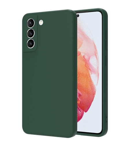 Husa protectie Flippy pentru Samsung S21 FE Liquid Silicone Verde