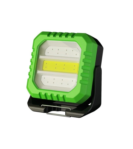 Lanterna Tip Breloc, Flippy, 5 Moduri de Luminat, Incarcare USB Tip C, 5W, Impermeabila IPX5, 500 lm, COB, Verde