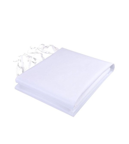 Perete Lateral Cort Evenimente 18 m, Flippy, material textil oxfort 700D Alb