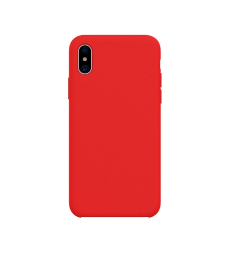 Husa protectie compatibila cu Apple iPhone X/XS Liquid Silicone Case Rosu