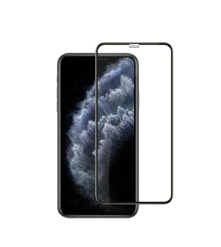 Folie Sticla Securizata Flippy compatibila cu Samsung S20 Plus, Full Glue, Curbata,  Gaura pentru amprenta, Negru