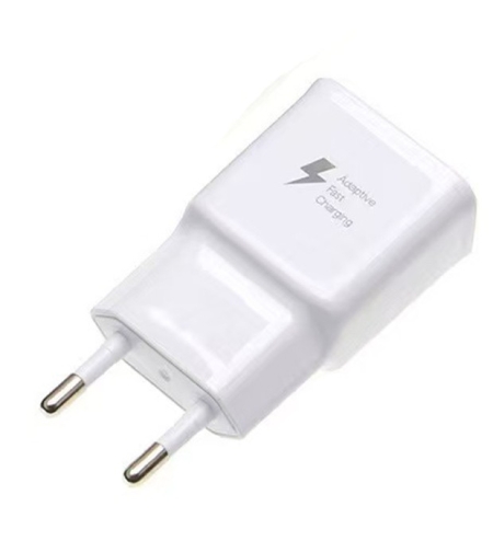 Incarcator Retea pentru Samsung S6/S8, Flippy, Incarcator USB-A Universal de 2.4A pentru Telefoan Samsung, Power Delivery 15W, Alb