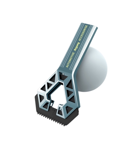 Racleta Auto pentru Zapada cu un Capat, Flippy, Universala, Deszapezire Masina, cu Maner, Ergonomic, Detasabila, pentru Geamuri si Caroserie, Usor de Utilizat, 23.5x4.3 cm, Albastru