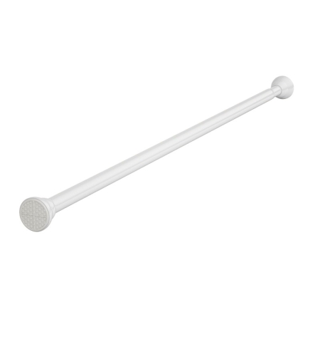 Bara Telescopica Multifunctionala, Flippy, din Otel Inoxidabil, Utilizare Universala, Retractabila 107 - 195 cm, Fara Perforare Perete, Alb