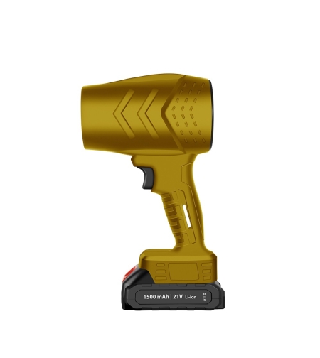 Suflanta de Aer Multifunctionala Portabila, Flippy, Incarcare Auto, pentru Gratar, Masina, Indepartare Frunze si Praf, 1500 mAh, Viteta de Rotatie 25000 RPM, 2 Baterii de Li si Incarcator, Buton Lateral, Bej