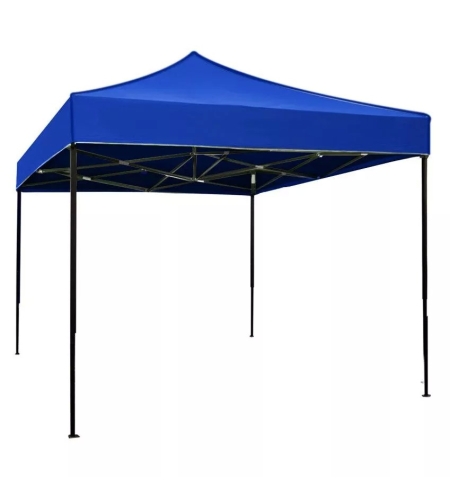 Cort pliabil pentru Evenimente, cadru metalic pentru curte si gradina, 2x2 m, Albastru, Flippy