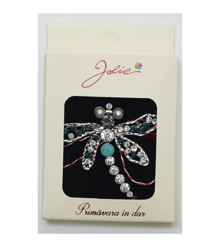 Martisor Brosa Medie, Multicolora, Dimensiune Brosa Aprox 5 cm, Material Metal, Model 13