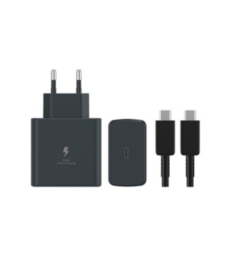 Incarcator Super Fast Charge, Flippy, Adaptor Fast Charge 45W, 5A, PD 3.0, Cablu 1m, Incarcator Fast Charge USB Type-C, Negru