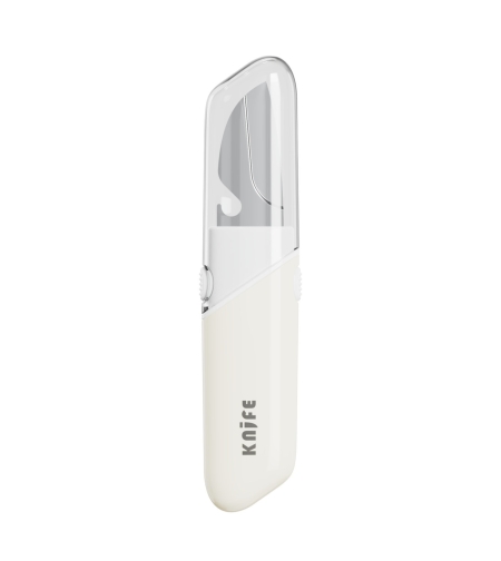 Cutit de Fructe Multifunctional, Flippy, Razatoare, Curatator Fructe-Legume, Deschizator de Sticle, 18.1x3.8x2cm, Alb
