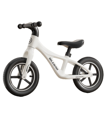 Bicicleta pentru Copii, Flippy, Fara Pedale, Pentru 2-6 Ani, 2 Roti Silentioase, Sa Reglabila 43 - 58 cm, din Plastic si Fibra de Sticla, 88 x 56 x 43 cm, Alb