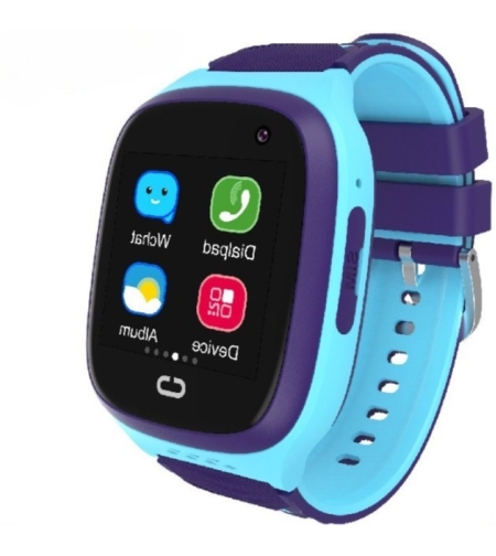 Ceas Smartwatch Pentru Copii LT31E-4G cu Functie Telefon, Localizare GPS, Istoric traseu, Apel de Monitorizare, Camera, Albastru