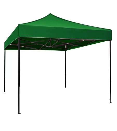 Cort pliabil pentru Evenimente, cadru metalic pentru curte si gradina, 2x2 m, Verde, Flippy