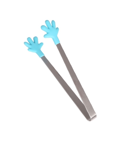 Cleste Creativ pentru Mancare, Flippy, Model Manute din Silicon, 14.5x3 cm, Rezistent la Temperaturi Inalte si Coroziune, Albastru