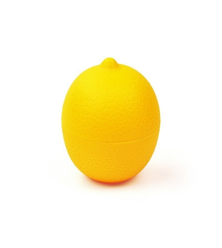 Cutie de depozitare si pastrare a alimentelor, Plastic, Flippy, Model Lamaie, 8x8x11 cm, Galbena