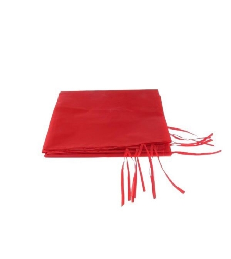 Perete Lateral Cort Evenimente 18 m, Flippy, material textil oxfort 700D Rosu