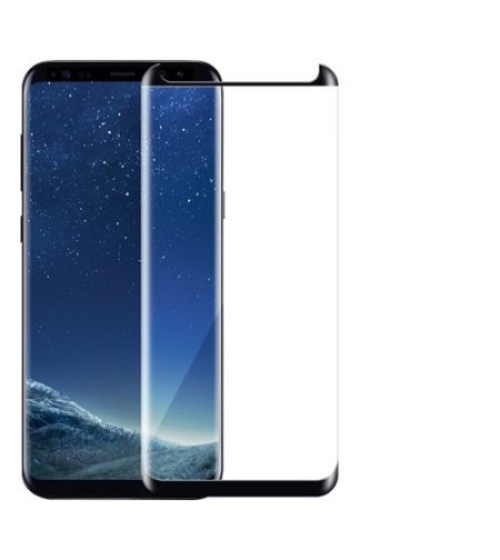 Folie Sticla Curbata Samsung Galaxy S8 Full Glue 4D/5D Negru
