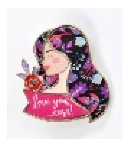 Martisor Brosa Mica in Cutie, Dimensiune Brosa 2.5-3 cm, Material Metal, Model 