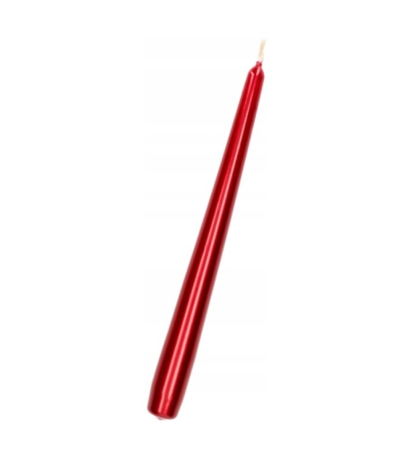 Lumanare Decorativa, Flippy, pentru Masa, 25 cm, din Parafina, fara Fum, Ardere 7.5h, Rosu