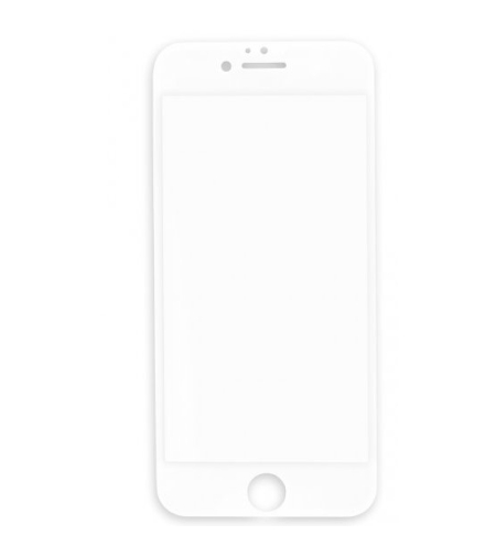 Folie Sticla securizata, Flippy, compatibila cu Apple iPhone SE 2022, Full Glue, margini albe