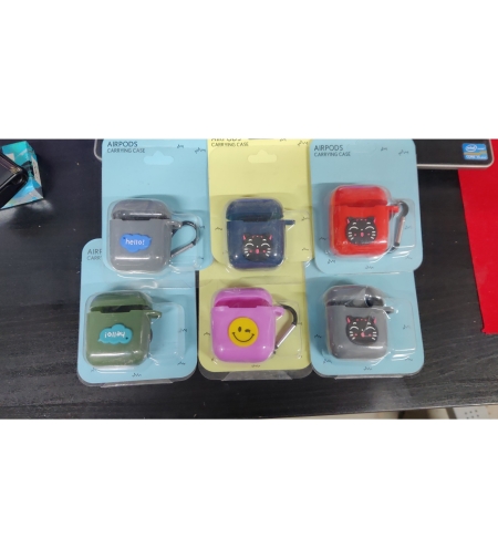 Husa AirPods cu inel, model mixt