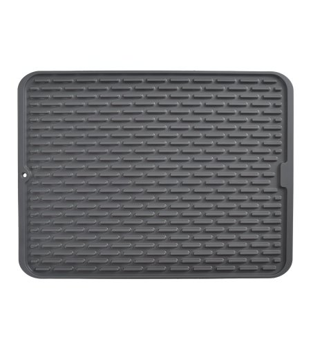 Covoras din Silicon pentru Scurgere Vase, Flippy, Uz Casnic, Rezistent la Temperaturi Ridicate, Izolator, 43x32.5 cm, Negru