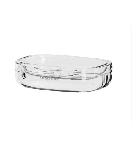 Savoniera, Flippy, Pentru Blat, PET, Scurgere Optima, Argintiu Transparent